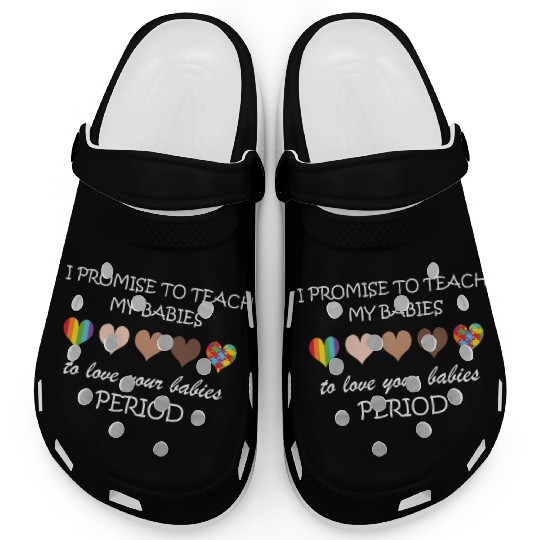 LBGT Flag Gay Pride Human Clogs