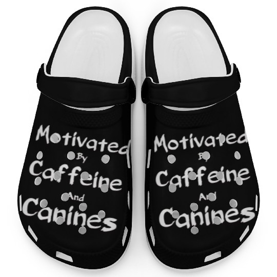 Motivated by caffeine and canines,coffee dog lover Clogs