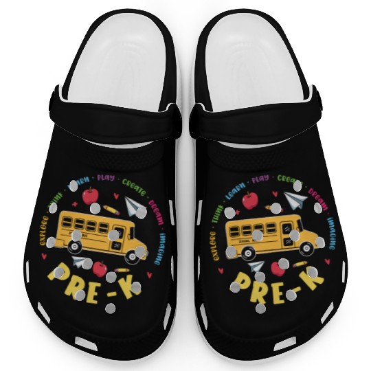 Pre-K School Bus Clogs