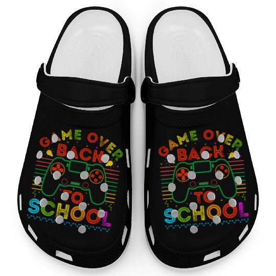 Back to School Funny Game Over Teacher Student Clogs