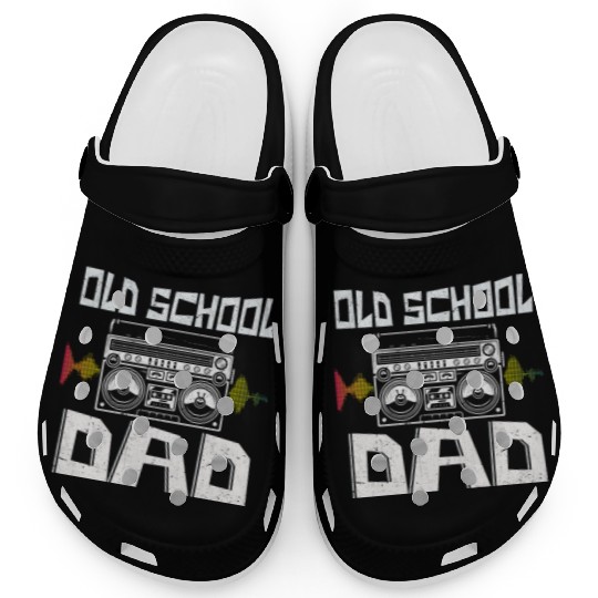 Old School Dad Hip Hop Music Lover Clogs