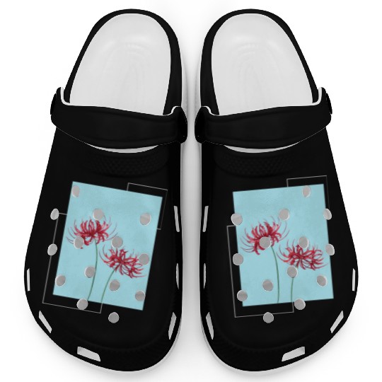Red Spider Lily Lycoris Recoil Anime Fanart Clogs