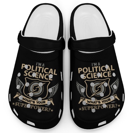 Political Science Clogs - Superpower Job Gift It