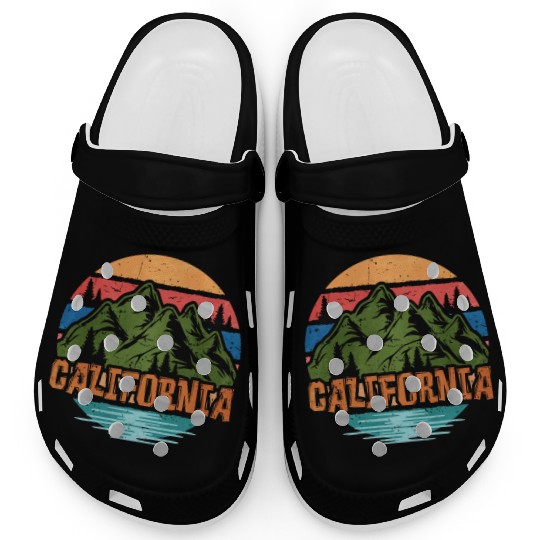 Retro California Surfen Fun Clogs