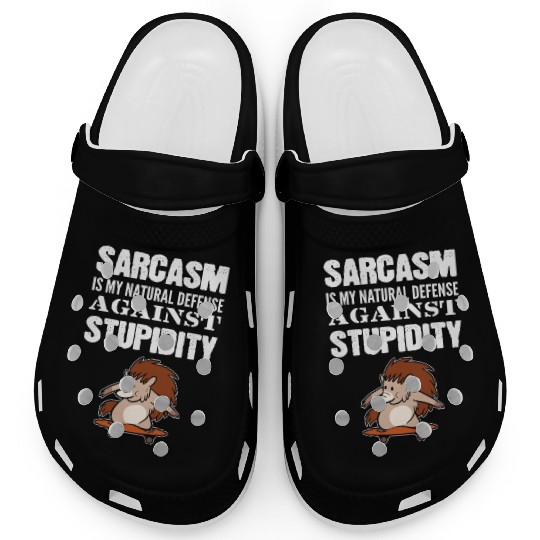 Natural Defense Sarcastic Person Gift Clogs