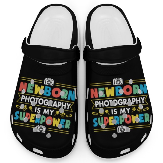Photography Camera Lens Retro Clogs