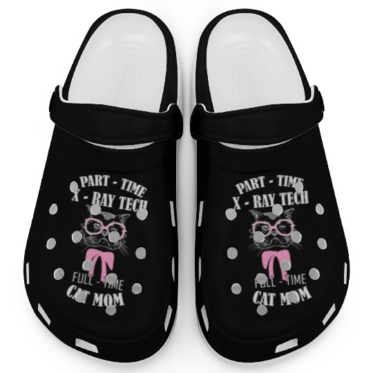 Cat Lover Full Time Cat Mom Clogs