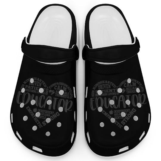 Educator Teacher appreciation subway art Clogs