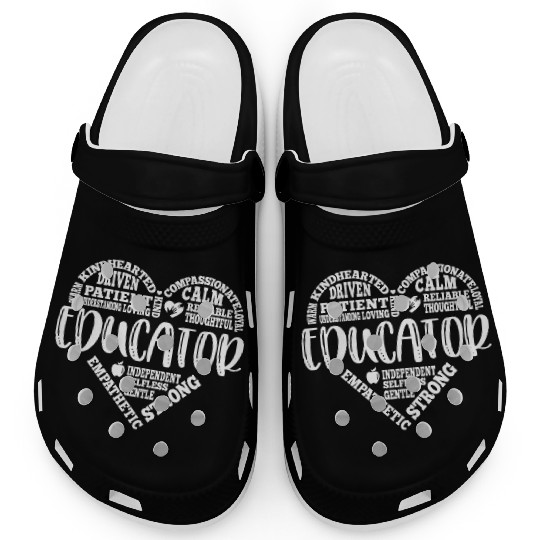 Educator Teacher appreciation subway art Clogs