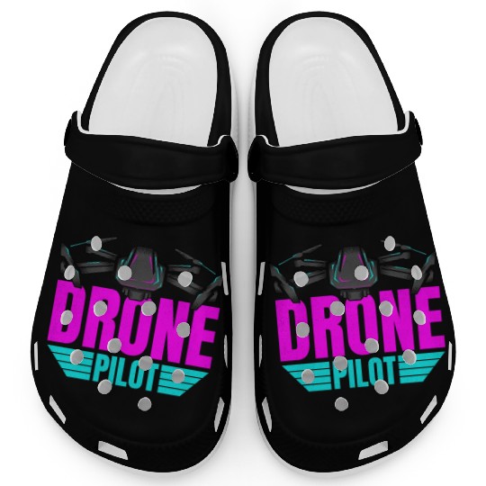 Drone Drone Pilot Drone Operator Quadrocopter Clogs