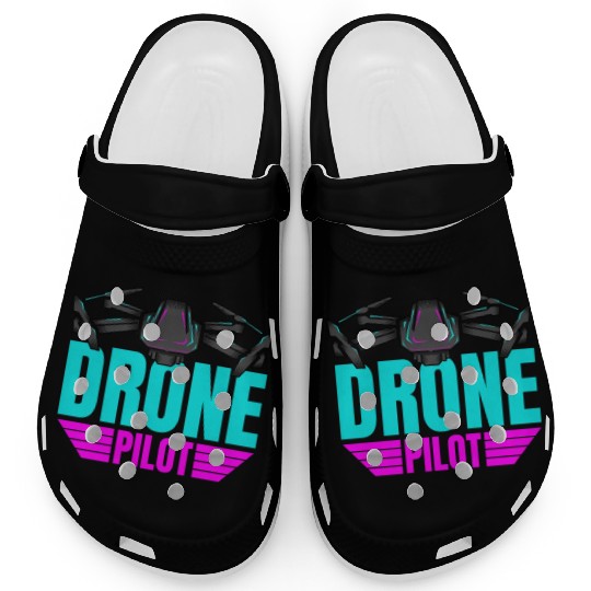 Drone Drone Pilot Drone Operator Quadrocopter Clogs