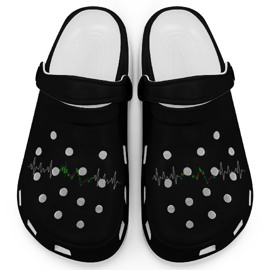 Hilarious Trading Enthusiasts Pulsation Graphic Clogs