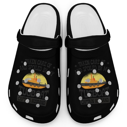 Tugboat Spoiled Tugboat Captain Husband Sailing Clogs