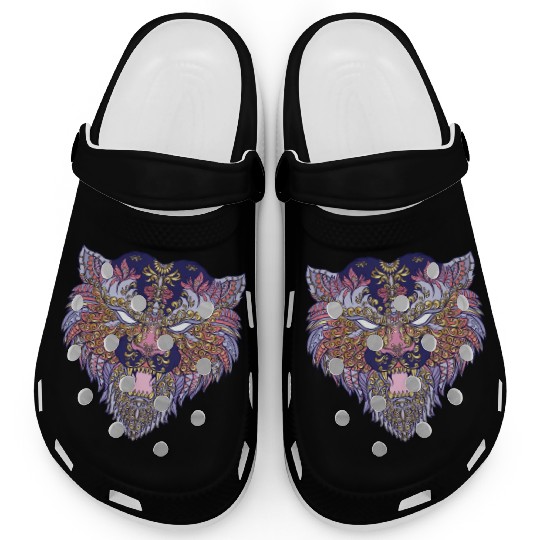 lion tattoo Clogs