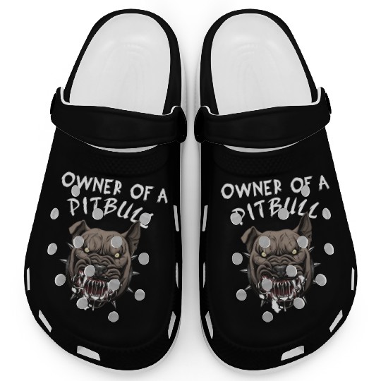 Owner of a pitbull dogs lover Clogs