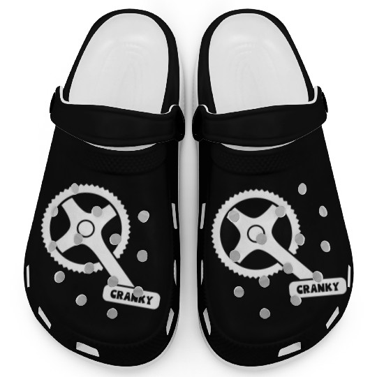 Cranky - Funny Cyclist Gift Clogs