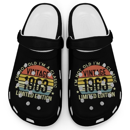 Vintage 1963 Limited Edition I Am A Classic Clogs