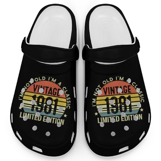 Vintage 1981 Limited Edition I Am A Classic Clogs