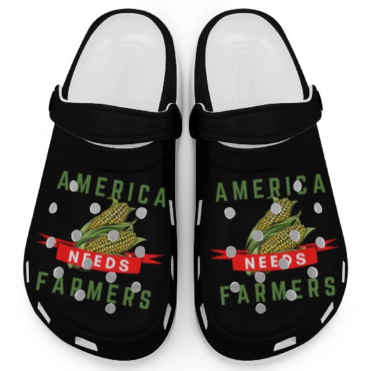 America Needs Farmers Clogs - Gifts For Farmers