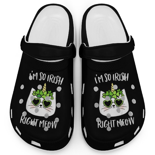 So Irish Right Meow Clogs