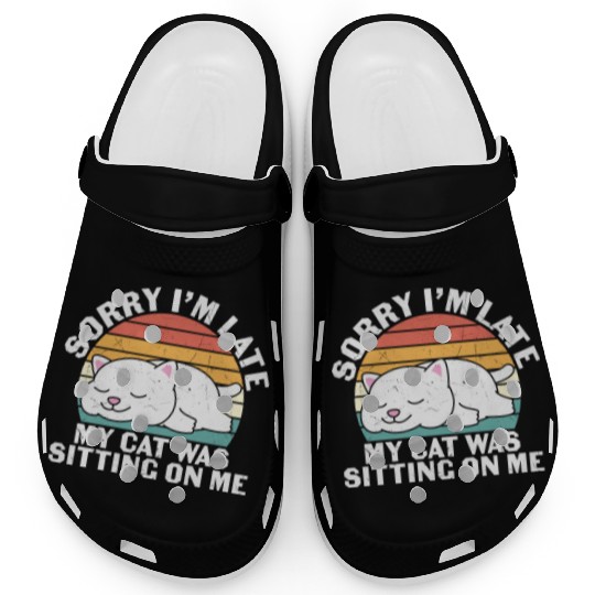 Sorry I'm late, my cat was sitting on me Clogs