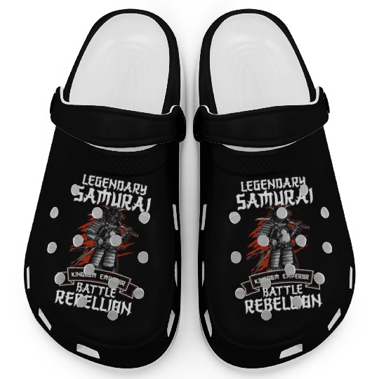 Fighter Samurai Sword Manga Honor Clogs