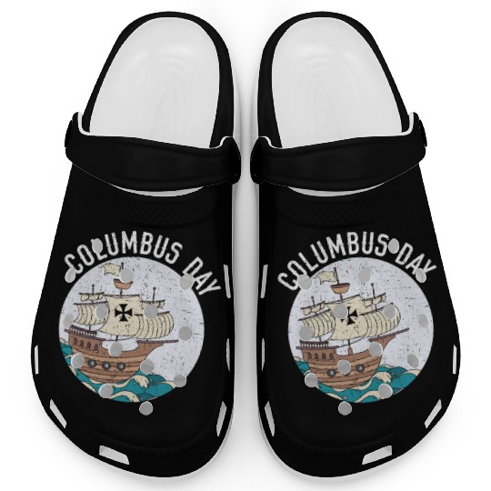 Columbus Day Christopher Columbus Italian American Clogs