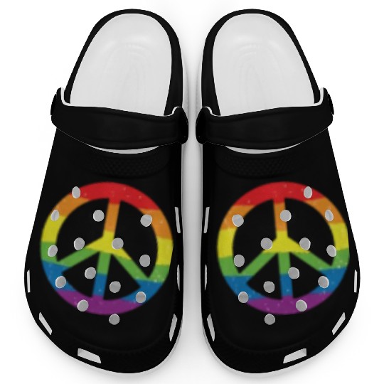 Lgbtq Gay Pride Month Rainbow Love Is Love Clogs