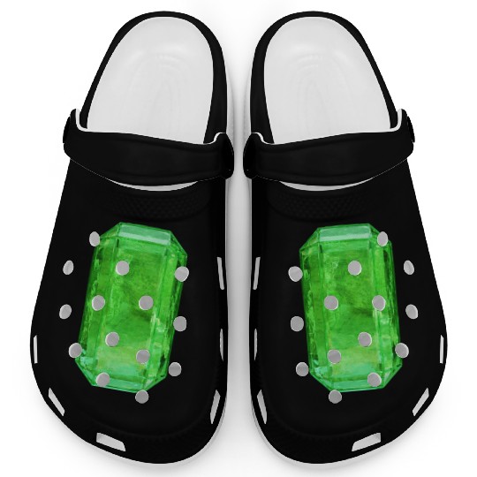 Emerald Crystal Clogs