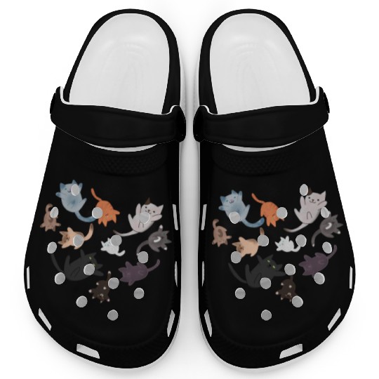 Chibi Cat Heart Clogs