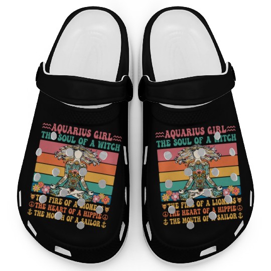 Aquarius Girl Astrology Sign Clogs
