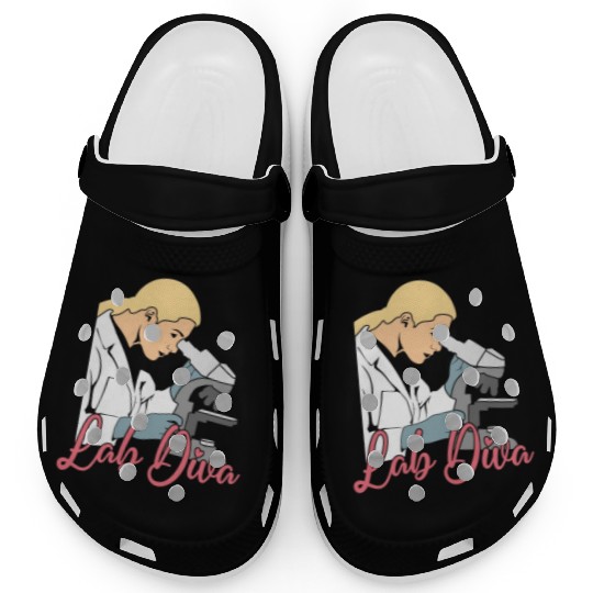 Lab Diva Chemist Laboratory Technician Science Clogs