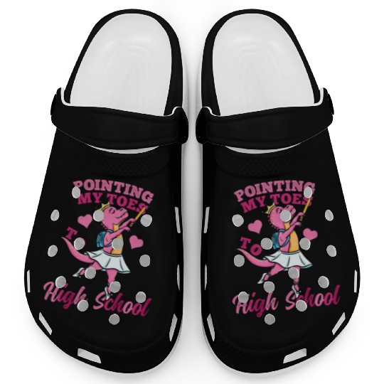 Pointing My Toes To High School Girls Clogs