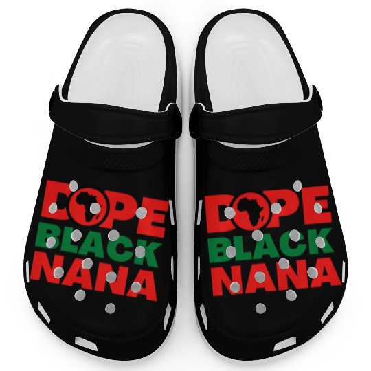 Dope Black nana Clogs
