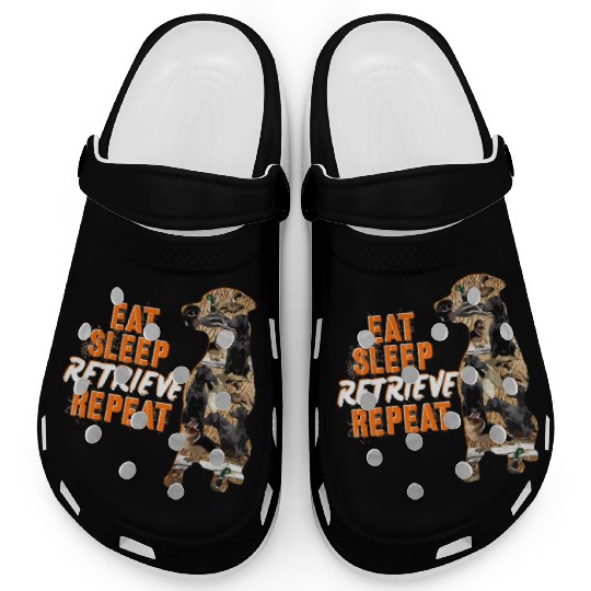 Labrador Retriever Duck Hunting Design Clogs