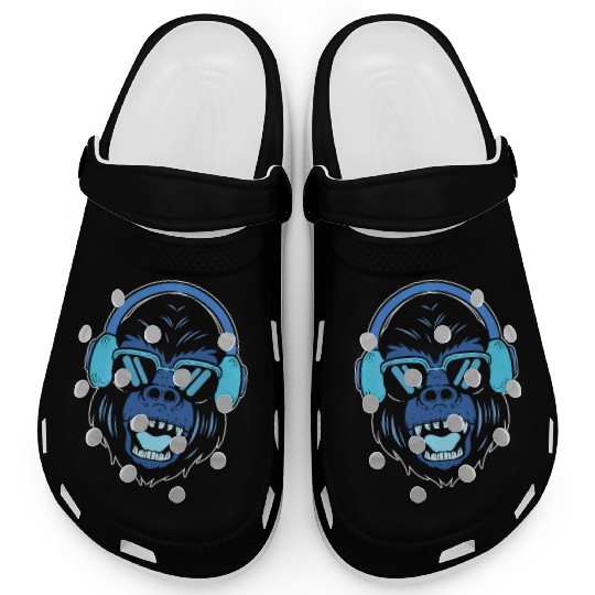 80's Gorilla Disc Jockey Gift Clogs