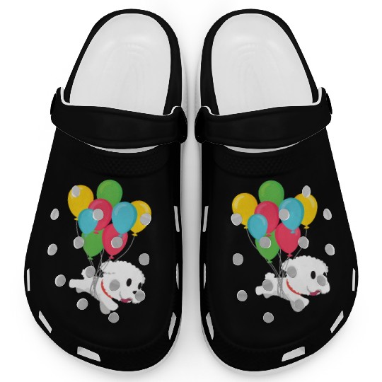Bichon Frise Dog Lover Dog Breeder Puppy Paw Love Clogs