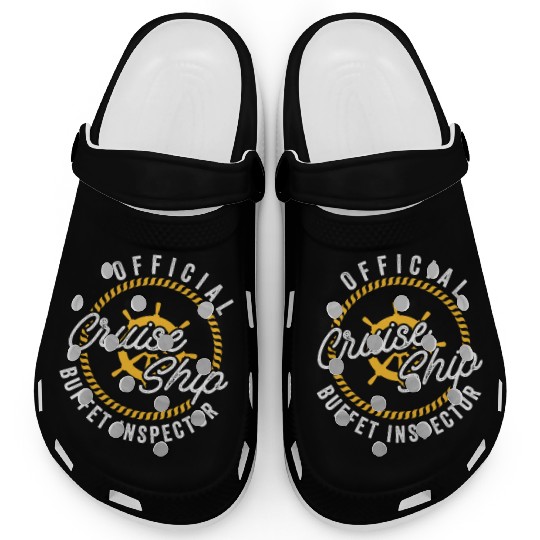 Funny Cruise Ship Buffet Inspector Partners Clogs