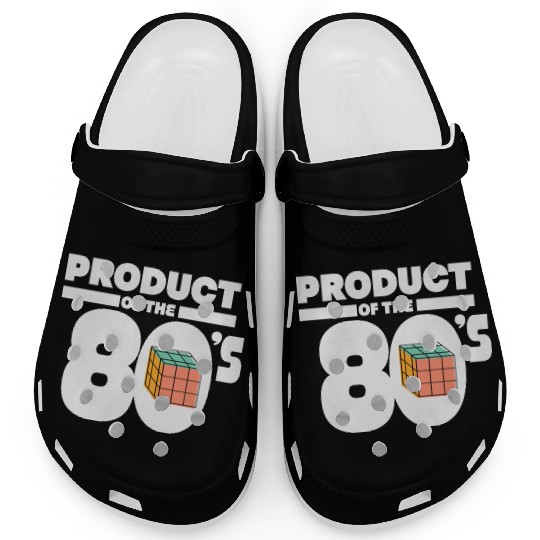 Product of the 80s 1980s Retro Vintage Cube Toy Clogs