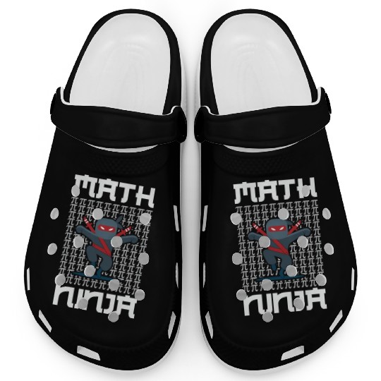 Math Teacher Math Ninja Clogs