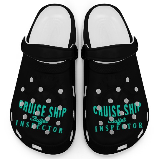 Funny Cruise Ship Buffet Inspector Partners Clogs