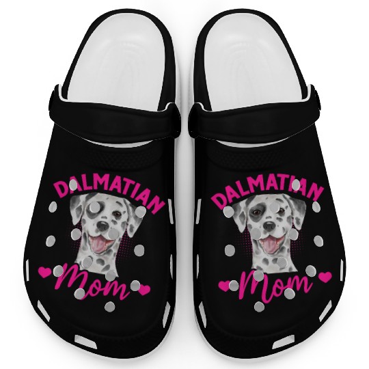 Dog Lover Puppy Cute Dalmatian Mom Clogs