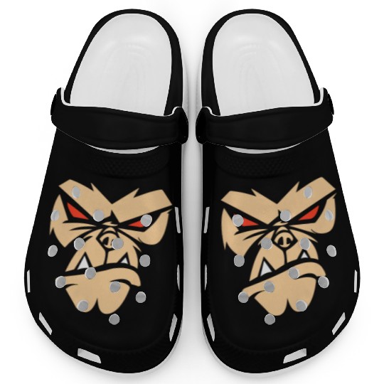 Bad monkey Angry Face - Gorilla Head Clogs