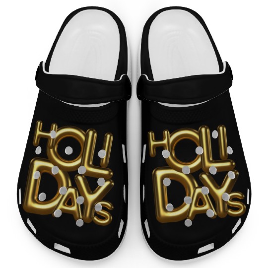 Holidays gold Clogs
