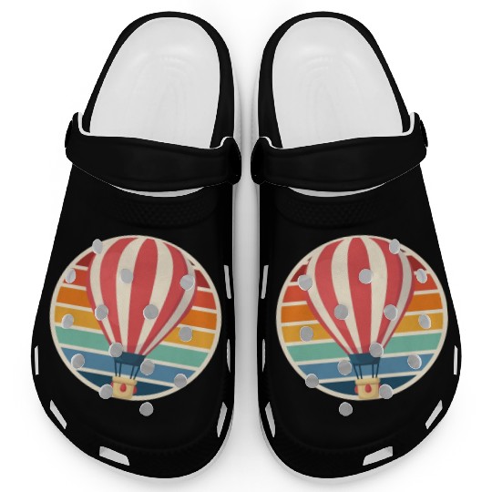 Hot Air Balloon Retro Driving Flight Clogs