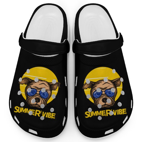 Summer vibes doggy paradise - Dog Lover Clogs