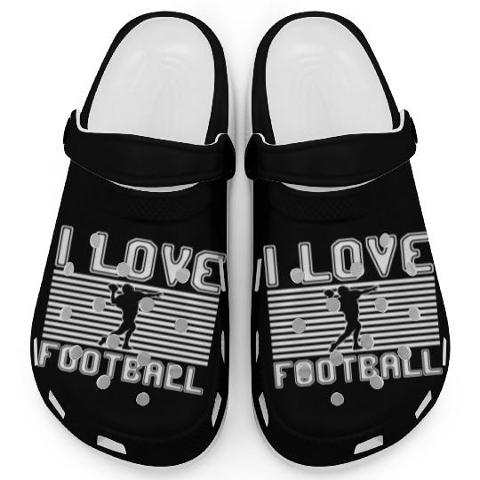 I love football Clogs