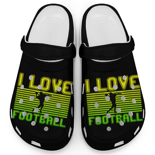 I love football Clogs