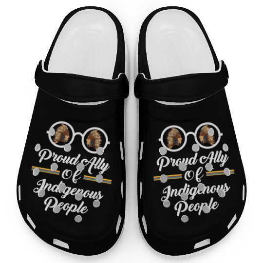 Proud Ally Of Indigenous People Clogs