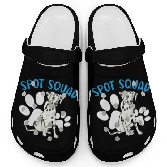 Spot Squad Paw Love Puppy Breeder Dalmatian Dog Clogs